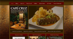 Desktop Screenshot of cafecruz.com